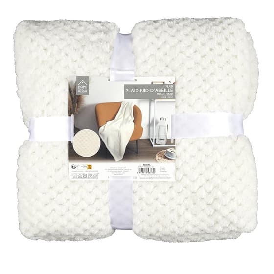 CMPTX0096-plaid-nid-dabeille-creme-120x150cm