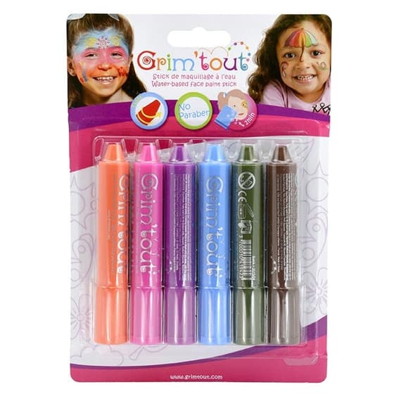 6-crayons-de-maquillage-GRIM'TOUT-couleurs-arc-en-ciel-GT41882