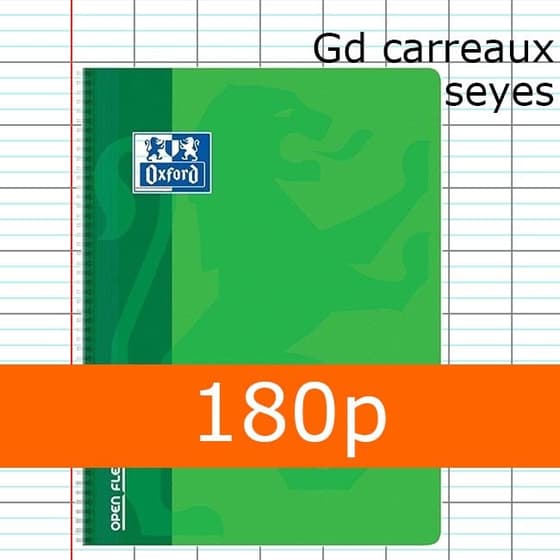 Cahier-Openflex-Spirale-Polypro-Vert-OXFORD
