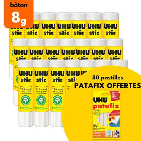 lot-de-24-batons-de-colle-blanche-uhu-8.2g-patafix-uhu-80-pastilles-repositionnables-a-volonte-1