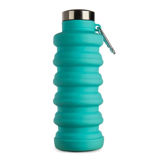 PIUPL1309BL-Gourde-silicone-retractable-PIU-FORTY-Isotherme-200-500ml-Turquoise-1