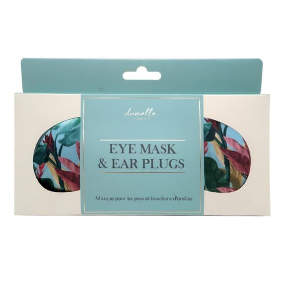 UPPDC0125BL-Ensemble-Masque-de-sommeil-et-Bouchons-d-oreilles-Palmier-Botanique-bleu-4