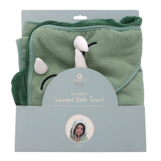 UPPAH0417DI-Serviette-de-bain-a-capuche-Dinosaure-vert-2