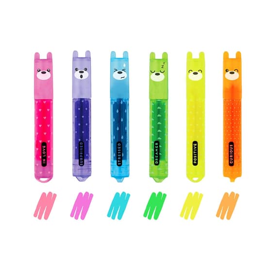 LEGMHKIT3-6-mini-Surligneurs-Ourson-LEGAMI-2