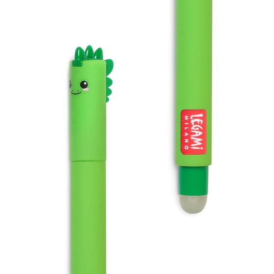 LEGEPGREKIT7-Stylo-effacable-LEGAMI-Dino-pointe-moyenne-07mm-encre-gel-verte-1