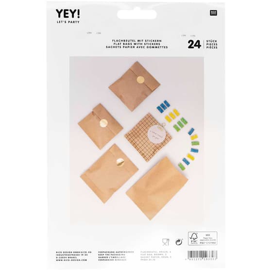 RIC990018172-24-Pochettes-cadeau-Kraft-12-18cm-24-Stickers-ronds-dores-2
