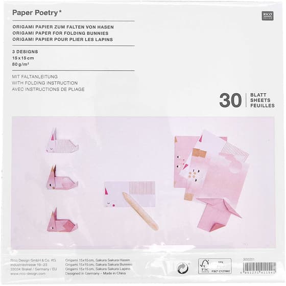 RIC300251-Papier-origami-30-feuilles-Lapins-2