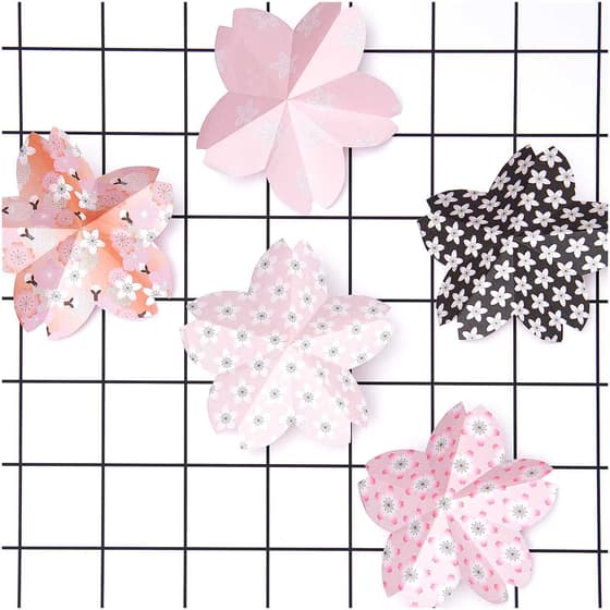 RIC300250-Papier-origami-50-feuilles-Fleurs-de-cerisier-1