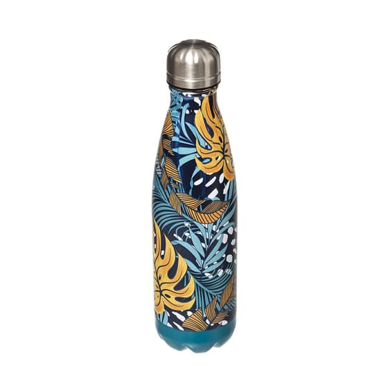 jja179643palmier-gourde-inox-isotherme-500ml-feuillage-bleu-orange-1