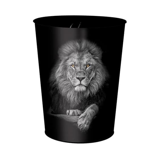 OBEDES24627110-Corbeille-a-papier-metal-OBERTHUR-Lion