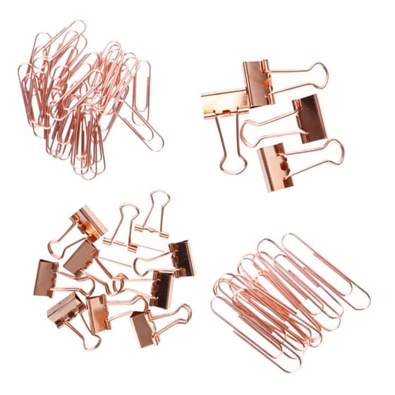 maipa36001-set-d-attaches-de-bureau-pinces-double-clip-et-trombones-or-rose-1