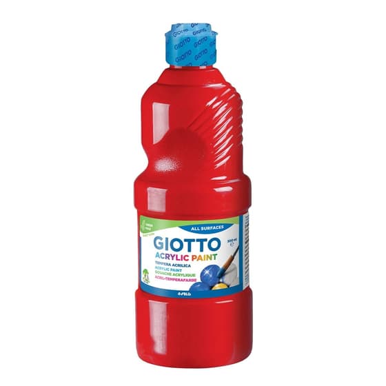peinture-acrylique-brillante-500ml-rouge