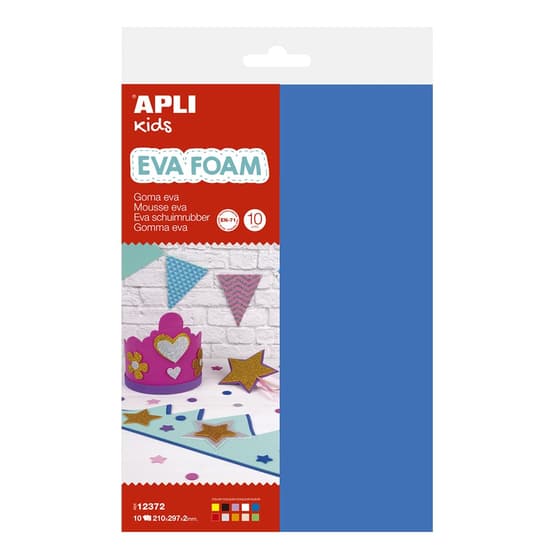 sachet-de-mousse-en-caoutchouc-A4-10-feuilles-de-couleurs-assorties