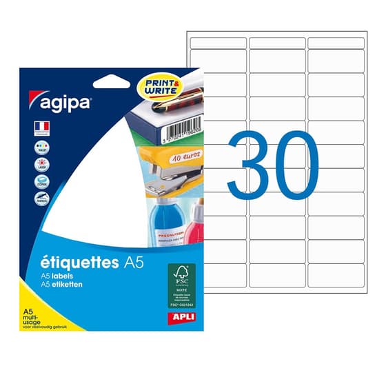 agipa-480-etiquettes-blanches-auto-adhesives-19-x-38-mm