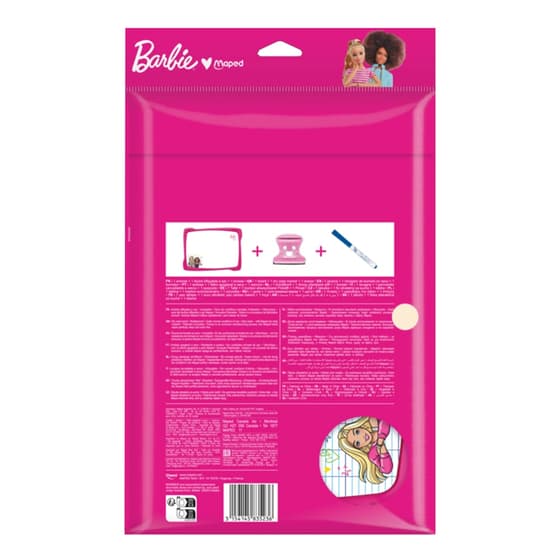 map583523-ardoise-blanche-incassable-maped-barbie-1 feutre-1-brosse-1
