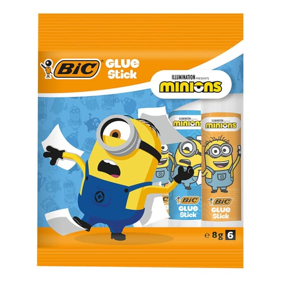bic519097-6-batons-de-colle-bic-minions-8g