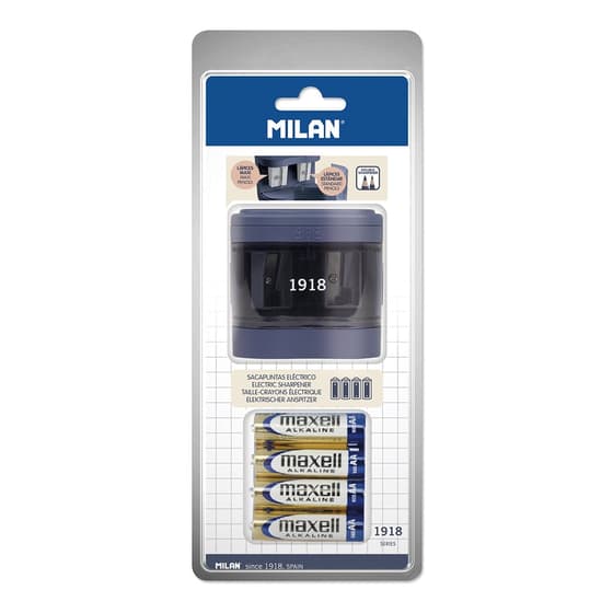 taille-crayon-electrique-milan-power-sharp-2-trous