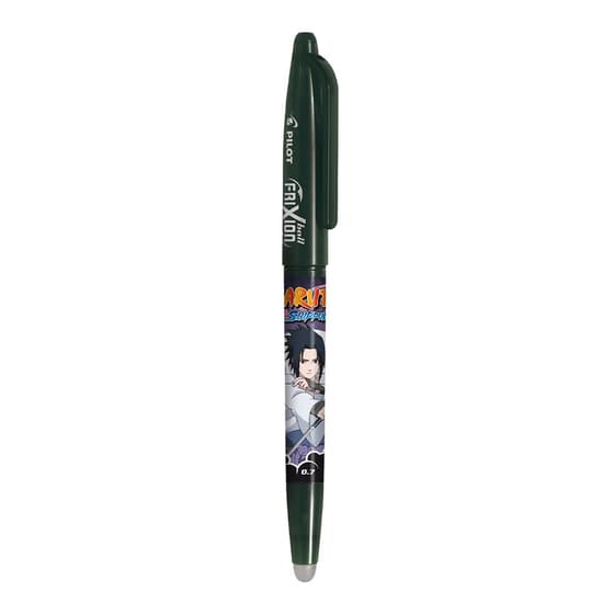 stylo-roller-pilot-frixion-clicker-effacable-et-retractable-naruto-shippuden-noir-sasuke