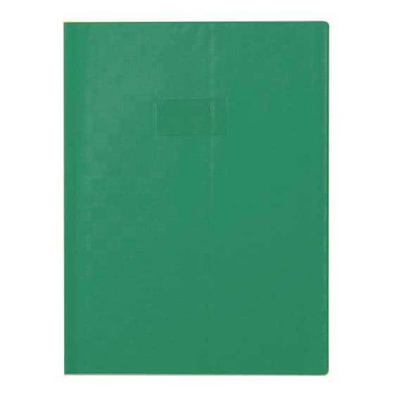 2612530-protege-cahiers-24-32-grain-epais-vert