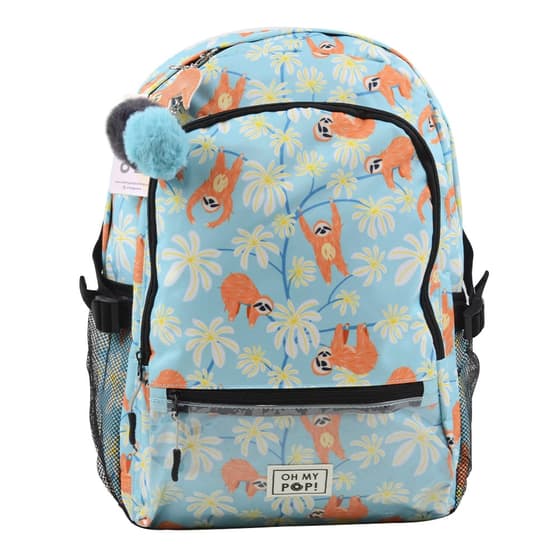 sac-a-dos-oh-my-pop-paresseux-1-compartiment-pompon-fourrure-2