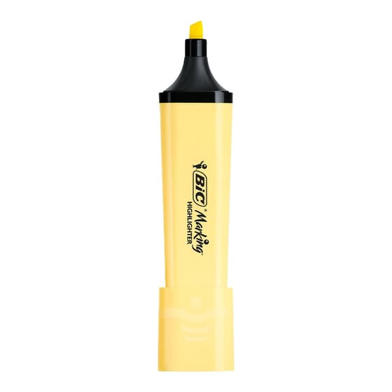 bic517965-surligneur-bic-plat-pastel-jaune-pastel