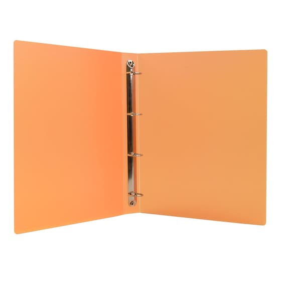 cat138096126-classeur-souple-a4-graphmate-chromaline-4-anneaux-dos-4cm-polypro-orange -1