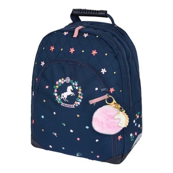 sac-a-dos-oberthur-licorne-riding-2-compartiments-porte-clés-pompon-licorne