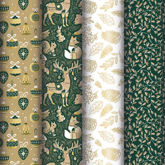 cla223911c-lot-de-4-rouleaux-papier-cadeau-noel-5m-kraft-foret-clairefontaine-2