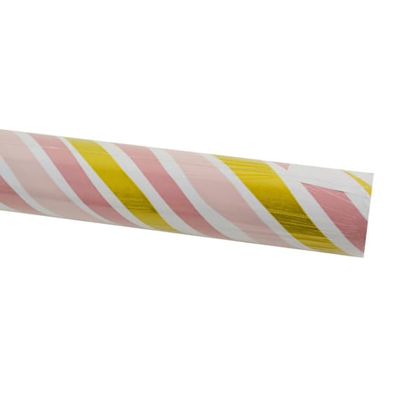 cla202054crayure-lot-de-7-rouleaux-papier-cadeau-5m-excellia-rayures-roses-et-dorees-3