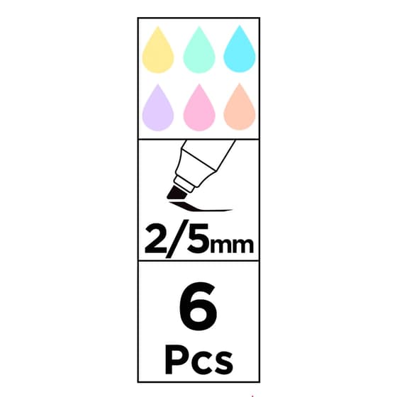 maipe505-6-surligneurs-pastel-pointe-biseautee-2