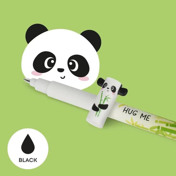 LEGEPBLAKIT1-Stylo-effacable-LEGAMI-Panda-pointe-moyenne-07mm-encre-gel-noire-2