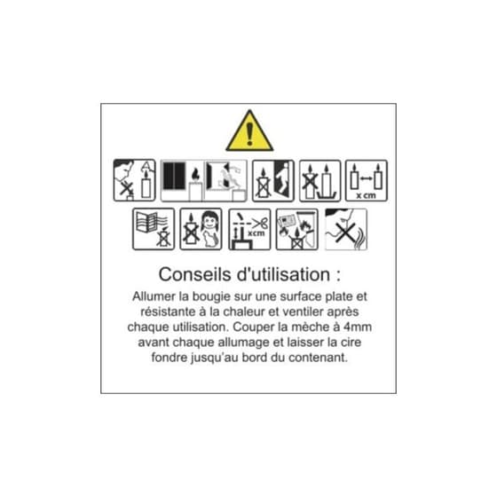 Avertissement bougies