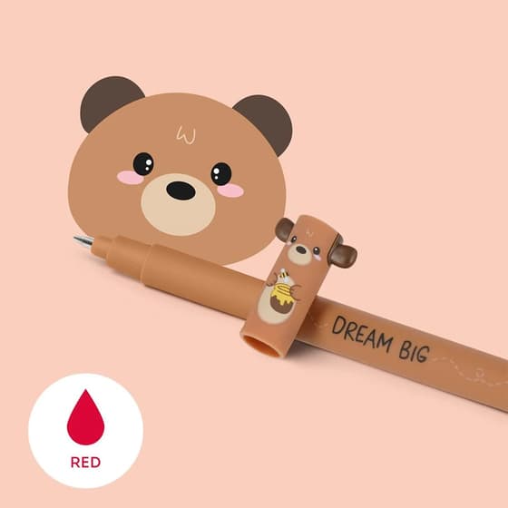 legep0024-stylo-effacable-legami-ourson-pointe-moyenne-07mm-encre-gel-rouge-2