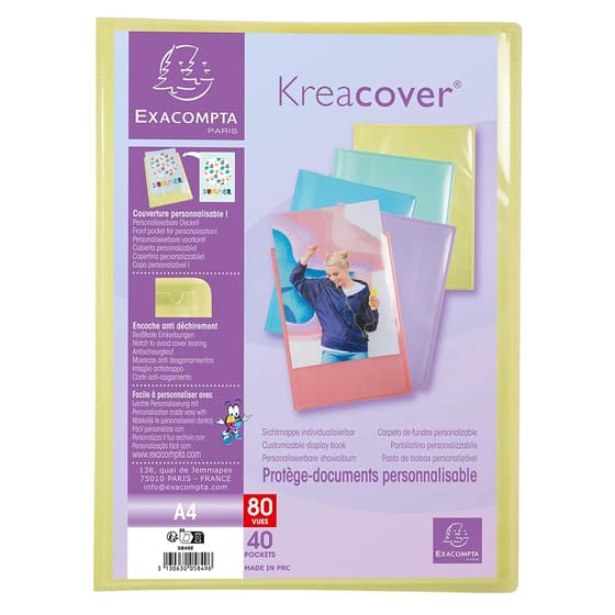 exa5849e-protege-documents-a4-personnalisable-exacompta-kreacover-pastel-80-vues-40-pochettes-jaune