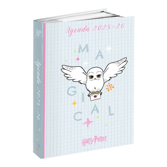kidhap55521bleu-agenda-scolaire-harry-potter-hedwig-bleu-2025-2026