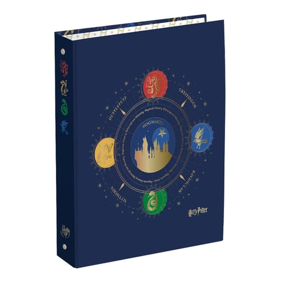kidhap55015bleu-classeur-scolaire-a4-harry-potter-4-anneaux-bleu