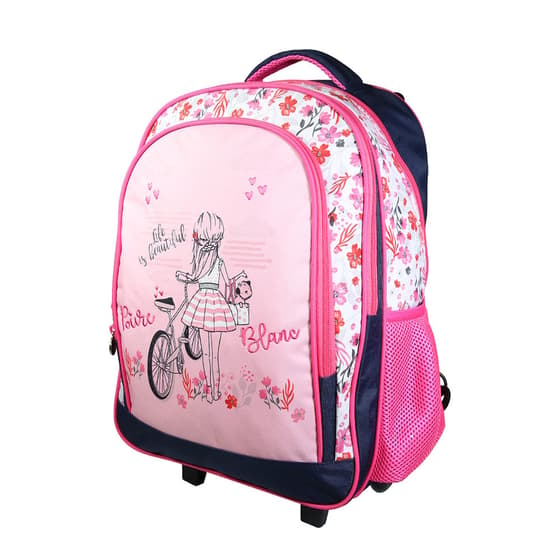 bagdes25pbth16bike-sac-a-dos-a-roulettes-poivre-blanc-2-compartiments-rose-2