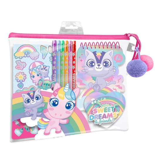 kidskl11673-set-de-papeterie-et-trousse-sweet-dream-&-friends-10-pieces