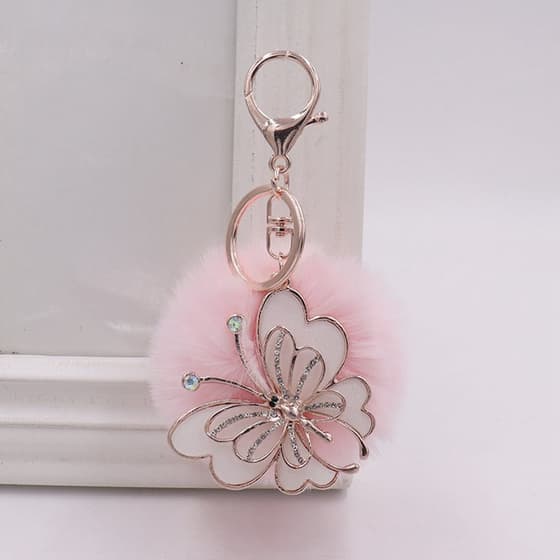 chasxsgh1436-porte-cle-papillon-et-pompon-rose-2