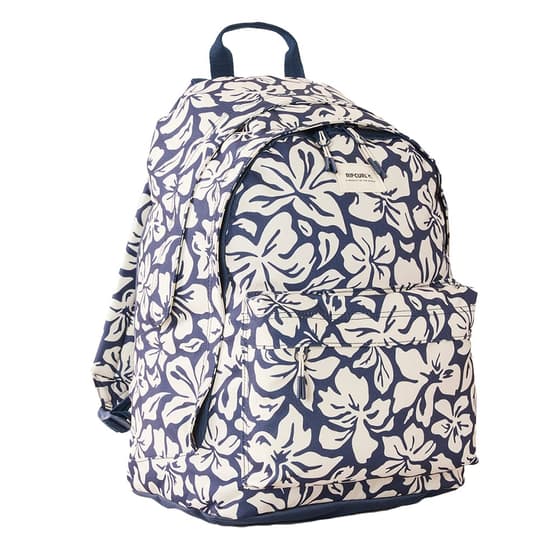 rip047wba49-sac-a-dos-rip-curl-double-dome-2-compartiments-navy-blanc-+-chouchou-assorti-2