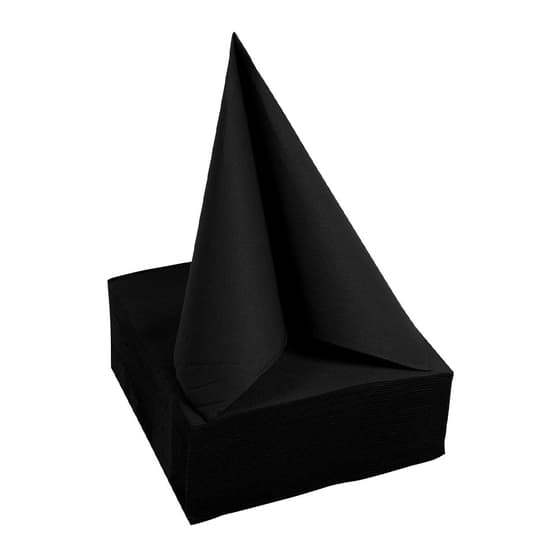 exasv623821i -40-serviettes-micro-gaufrees-ouate-2-plis-noir-2