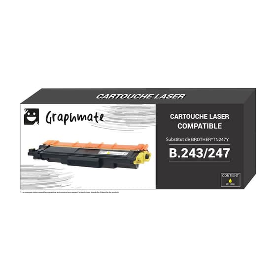 lamtn247y-toner-brother-tn-247y-laser-jaune-graphmate-compatible