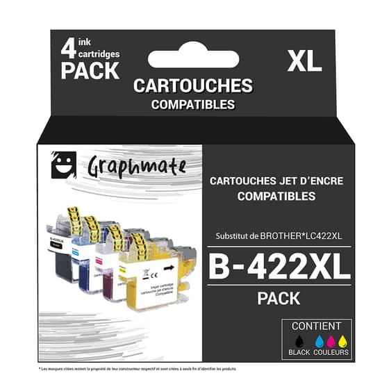 lamlc422xl-pack-4-cartouches-brother-lc422xl-jet-d-encre-noir-et-couleurs-graphmate-compatibles