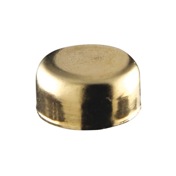 FAI090202-Lot 12 aimants Ø9mm - Aimant ferrite avec coiffe plastique dorée_nu