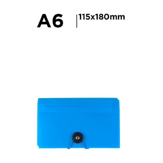 maipc616-trieur-valisette-a-soufflet-a6-12-compartiments-fermeture-a-elastique-3-bleu
