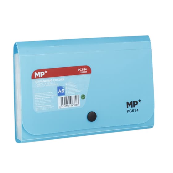 maipc614-trieur-valisette-a-soufflet-a6-12-compartiments-fermeture-a-bouton-bleu-ciel