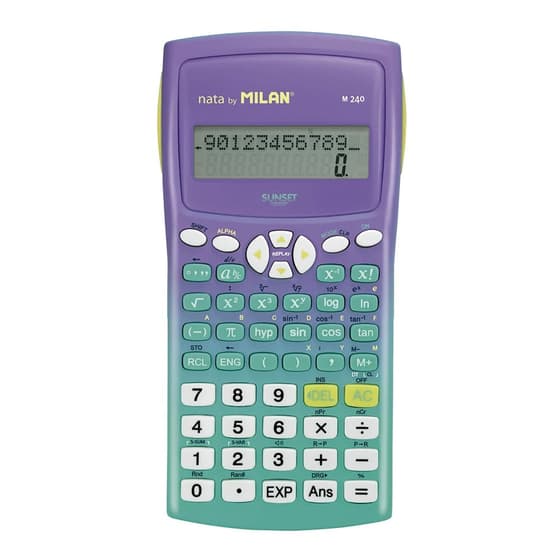 MIL159110SNGRBL-calculatrice-scientifique-college-milan-m240-sunset-violet-vert-1