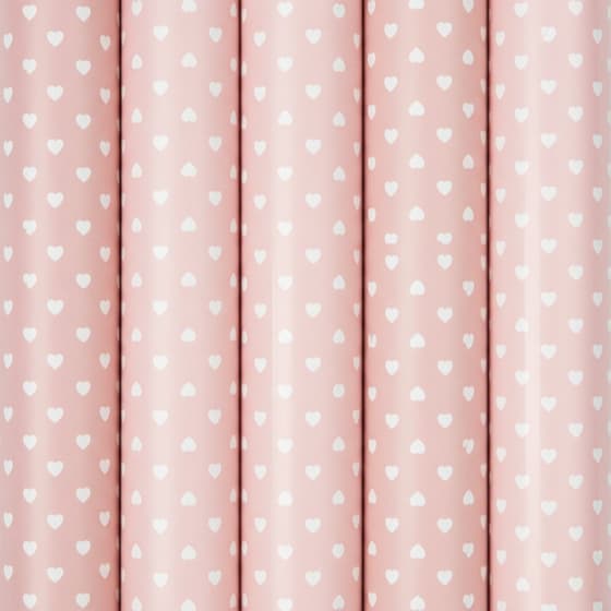 cla202054ccoeur-lot-de-5-rouleaux-papier-cadeau-5m-excellia-rose-motif-cSur-clairefontaine-80g