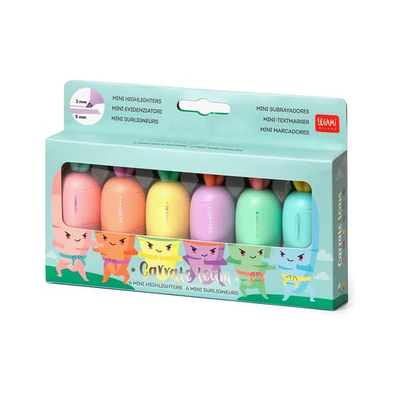 leghc00016-mini-surligneurs-pastel-carotte-legami-3