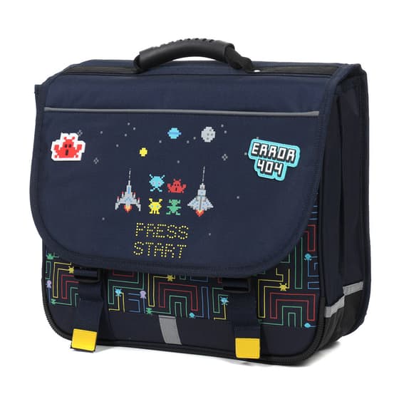 kiddes25kip06307-cartable-kip-press-start-38-cm-2-compartiments-2